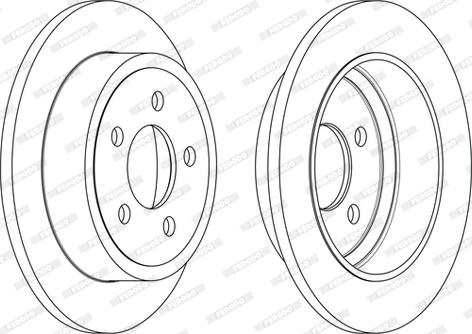 Ferodo DDF2288C - Disque de frein cwaw.fr