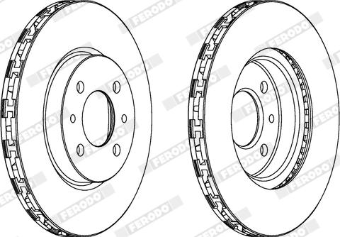 Ferodo DDF762X - Disque de frein cwaw.fr