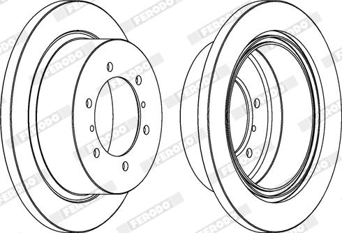 Ferodo DDF715X - Disque de frein cwaw.fr