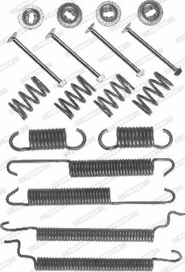 Ferodo FBA93 - Kit d'accessoires, mâchoire de frein cwaw.fr