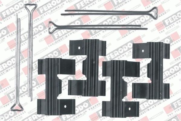 Ferodo FBA420 - Kit d'accessoires, plaquette de frein à disque cwaw.fr