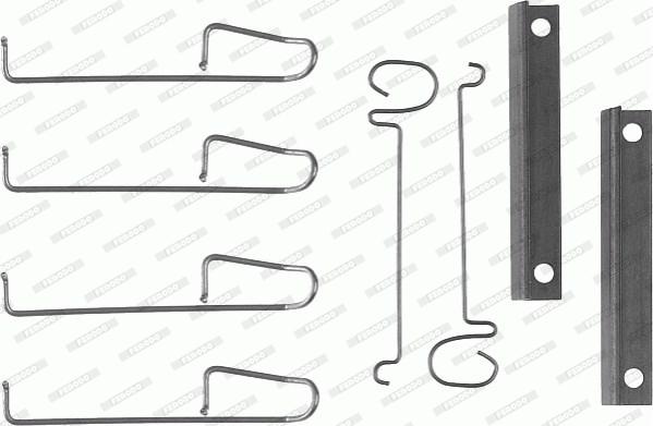 Ferodo FBA473 - Kit d'accessoires, plaquette de frein à disque cwaw.fr