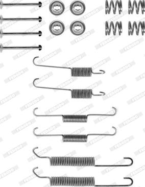 Ferodo FBA21 - Kit d'accessoires, mâchoire de frein cwaw.fr