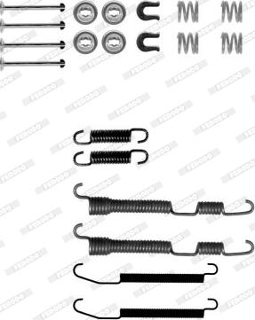 Ferodo FBA222 - Kit d'accessoires, mâchoire de frein cwaw.fr