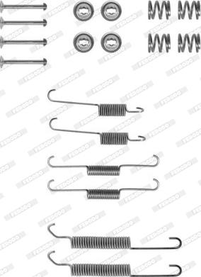 Ferodo FBA22 - Kit d'accessoires, mâchoire de frein cwaw.fr