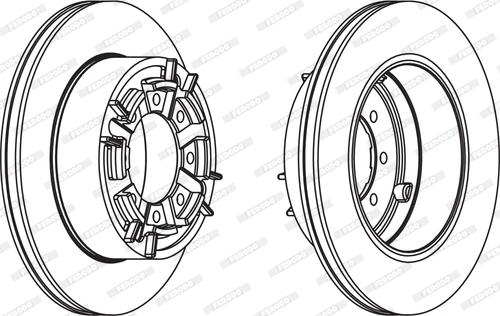 Ferodo FCR140A - Disque de frein cwaw.fr