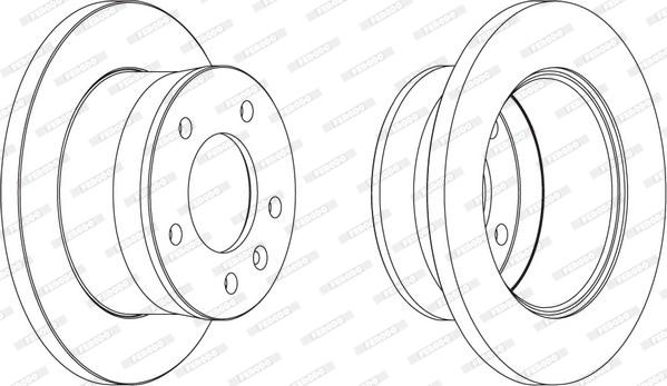 Ferodo FCR154A - Disque de frein cwaw.fr