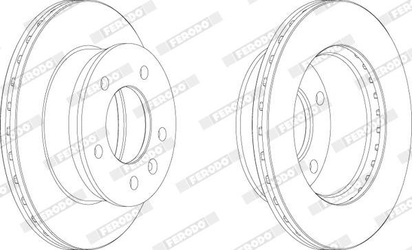 Ferodo FCR153AX - Disque de frein cwaw.fr