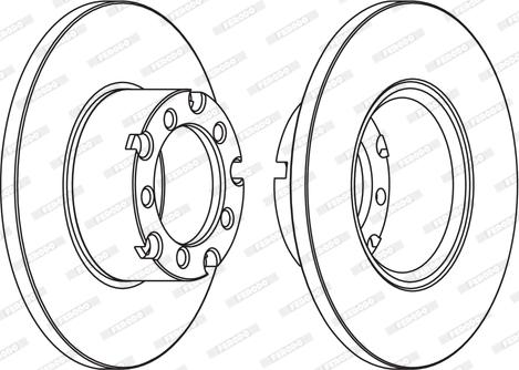 Ferodo FCR116A - Disque de frein cwaw.fr