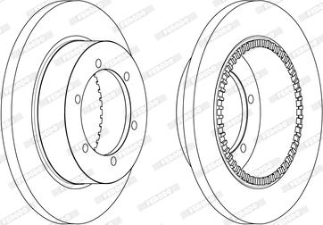 Ferodo FCR369A - Disque de frein cwaw.fr
