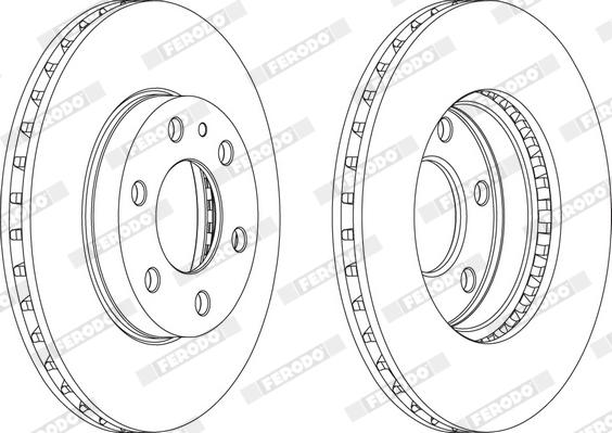 Ferodo FCR314AX - Disque de frein cwaw.fr