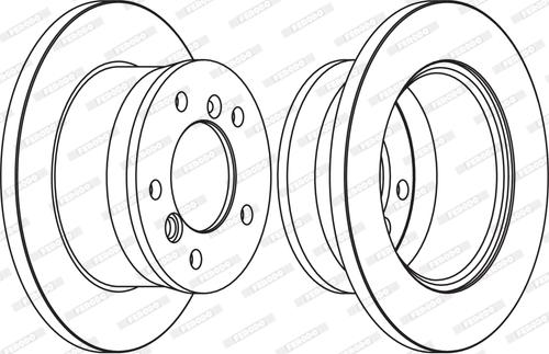 Ferodo FCR229A - Disque de frein cwaw.fr