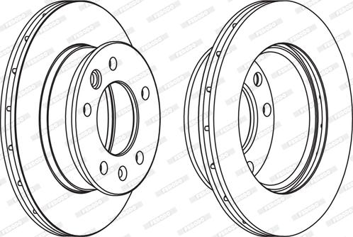 Ferodo FCR228C - Disque de frein cwaw.fr