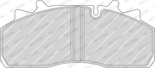 Ferodo FCV4043 - Kit de plaquettes de frein, frein à disque cwaw.fr