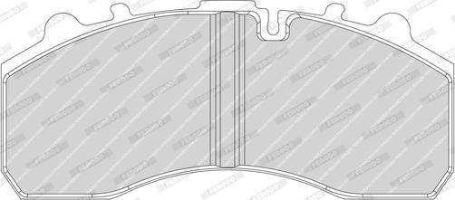 Ferodo FCV1914FE - Kit de plaquettes de frein, frein à disque cwaw.fr