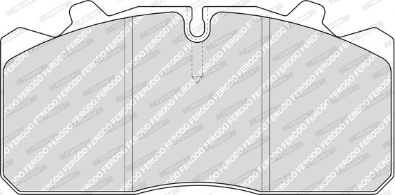 Ferodo FCV1354 - Kit de plaquettes de frein, frein à disque cwaw.fr