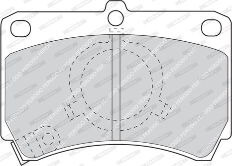 Ferodo FDB993 - Kit de plaquettes de frein, frein à disque cwaw.fr