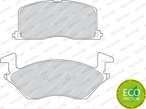 Ferodo FDB943 - Kit de plaquettes de frein, frein à disque cwaw.fr