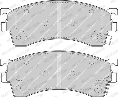 Ferodo FDB950-D - Kit de plaquettes de frein, frein à disque cwaw.fr