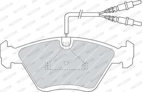 Ferodo FDB953 - Kit de plaquettes de frein, frein à disque cwaw.fr