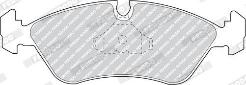 Ferodo FDB965 - Kit de plaquettes de frein, frein à disque cwaw.fr