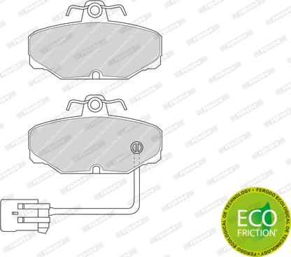 Ferodo FDB915 - Kit de plaquettes de frein, frein à disque cwaw.fr