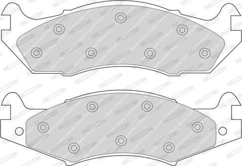 Ferodo FDB920 - Kit de plaquettes de frein, frein à disque cwaw.fr