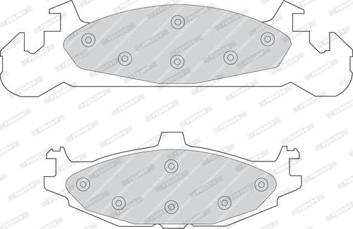 Ferodo FDB922 - Kit de plaquettes de frein, frein à disque cwaw.fr