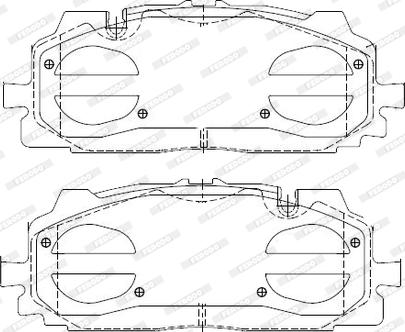 Ferodo FDB4959-D - Kit de plaquettes de frein, frein à disque cwaw.fr