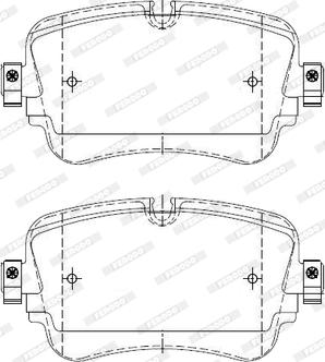 Ferodo FDB4960-D - Kit de plaquettes de frein, frein à disque cwaw.fr