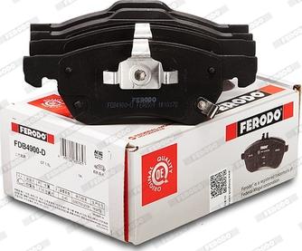 Ferodo FDB4900-D - Kit de plaquettes de frein, frein à disque cwaw.fr