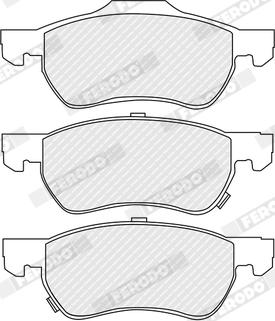 Ferodo FDB4900 - Kit de plaquettes de frein, frein à disque cwaw.fr