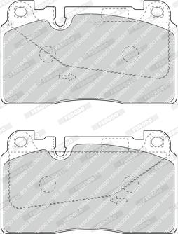 Ferodo FDB4908 - Kit de plaquettes de frein, frein à disque cwaw.fr