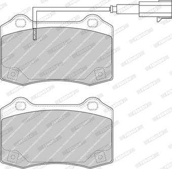 Ferodo FDB4989-D - Kit de plaquettes de frein, frein à disque cwaw.fr