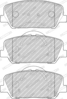 Ferodo FDB4984 - Kit de plaquettes de frein, frein à disque cwaw.fr