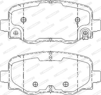 Ferodo FDB4925-D - Kit de plaquettes de frein, frein à disque cwaw.fr