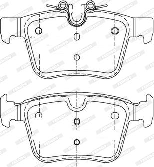 Ferodo FDB4927-D - Kit de plaquettes de frein, frein à disque cwaw.fr