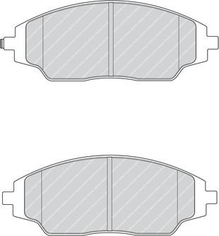 Ferodo FDB4496 - Kit de plaquettes de frein, frein à disque cwaw.fr