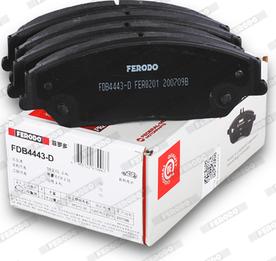 Ferodo FDB4443-D - Kit de plaquettes de frein, frein à disque cwaw.fr