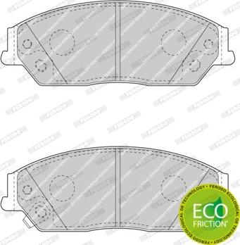 Ferodo FDB4443 - Kit de plaquettes de frein, frein à disque cwaw.fr