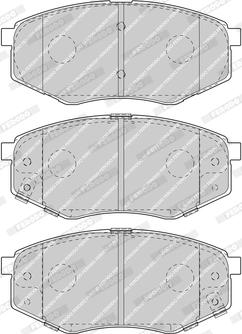 Ferodo FDB4447-D - Kit de plaquettes de frein, frein à disque cwaw.fr