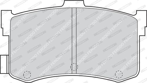 Ferodo FDB444 - Kit de plaquettes de frein, frein à disque cwaw.fr