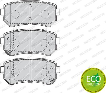 Ferodo FDB4408 - Kit de plaquettes de frein, frein à disque cwaw.fr