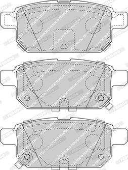 Ferodo FDB4430-D - Kit de plaquettes de frein, frein à disque cwaw.fr