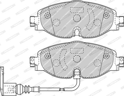 Ferodo FDB4433-D - Kit de plaquettes de frein, frein à disque cwaw.fr