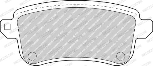 Ferodo FDB4699 - Kit de plaquettes de frein, frein à disque cwaw.fr