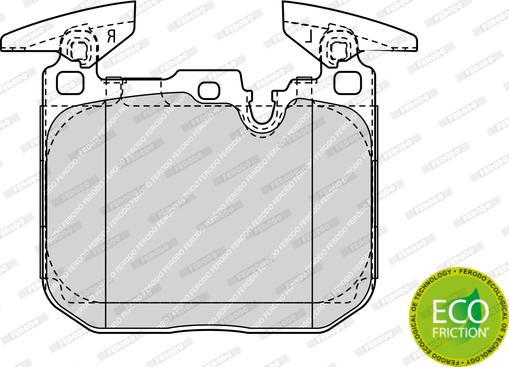 Ferodo FDB4611 - Kit de plaquettes de frein, frein à disque cwaw.fr