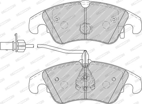 Ferodo FDB4044-D - Kit de plaquettes de frein, frein à disque cwaw.fr