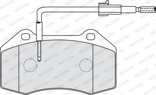 Ferodo FDB4040 - Kit de plaquettes de frein, frein à disque cwaw.fr