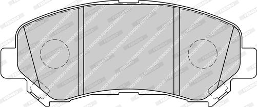 Ferodo FDB4051-D - Kit de plaquettes de frein, frein à disque cwaw.fr